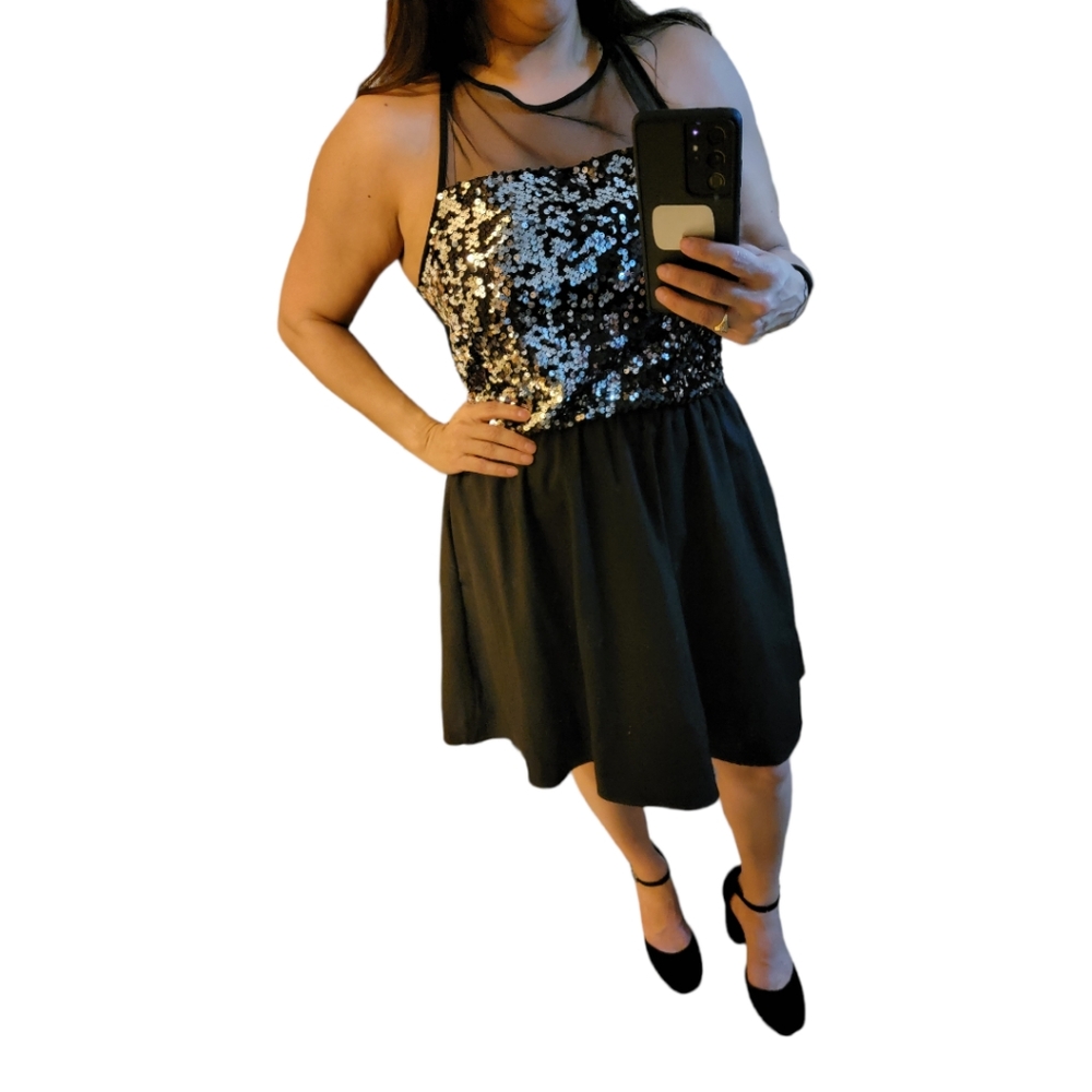BONGO Black w/ Sequin Dress